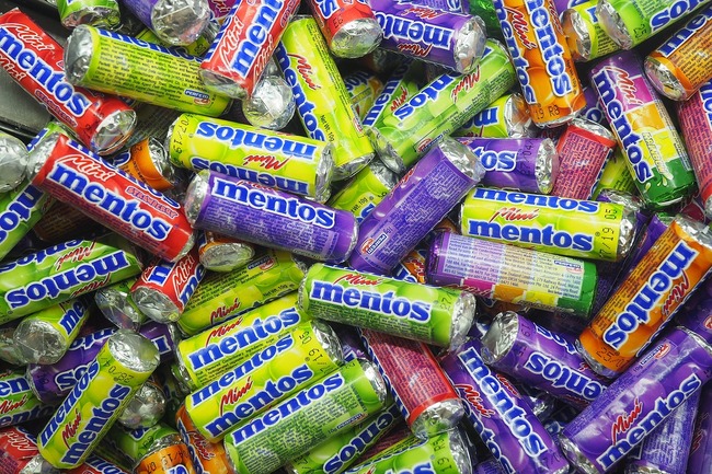 Bomboane Mentos