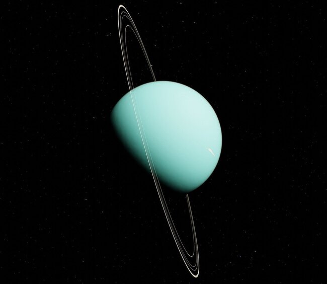 Planeta Uranus vazuta din Cosmos