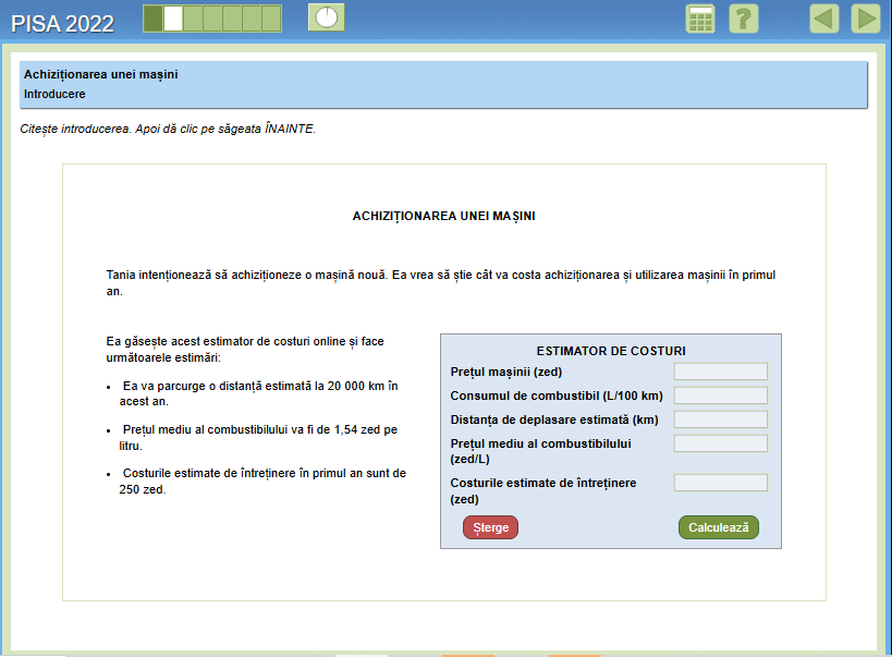 model online test pisa matematica