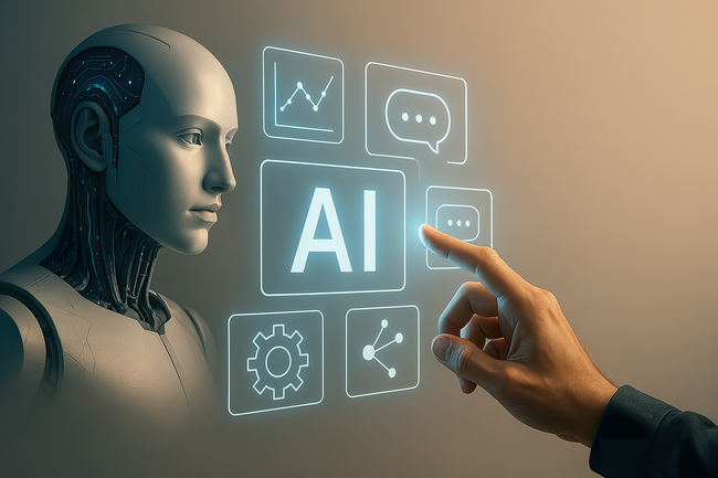 Robot creat cu AI