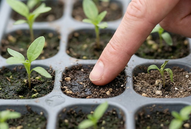 plante verzi care sunt crescute in laborator