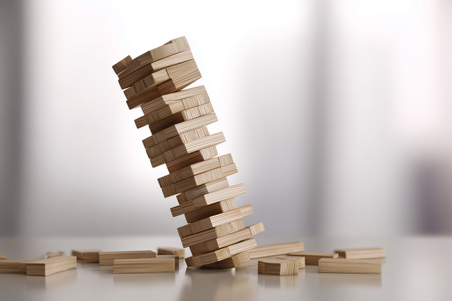 turn de jenga care se darama